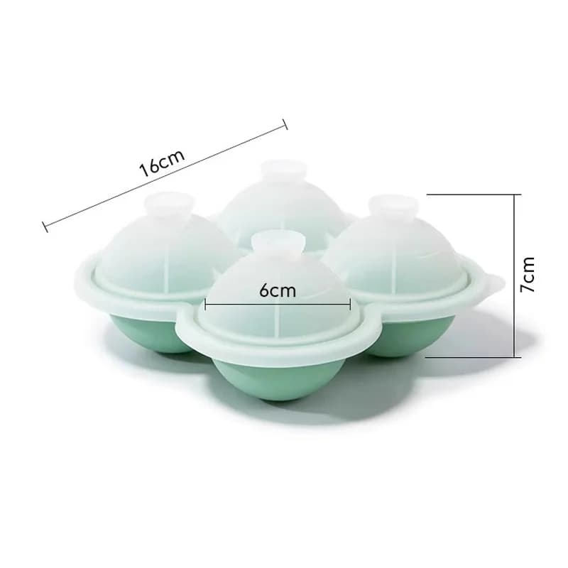 6,5 cm-es nagy jéggömb forma